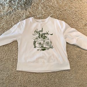 White Crew Neck Sweater